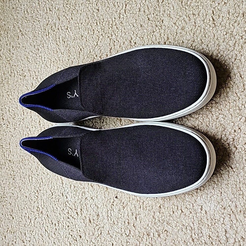 Rothy's black slip on sneakers